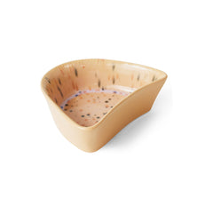 Shell tapas bowl speckled