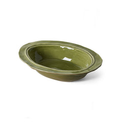 Ceramic rustic oven dish, olive green | PRE-ORDER, februari 2027