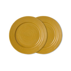 Farmhouse ceramics: side plates, ochre (set of 2) | PRE-ORDER, begin november