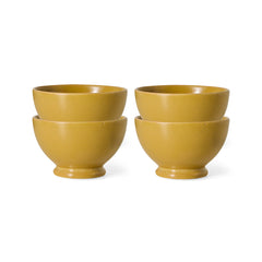 Farmhouse ceramics: small bowls, ochre (set of 4) | PRE-ORDER, begin november
