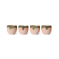 70s ceramics: café cup blossom