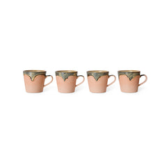 70s ceramics: americano mug blossom