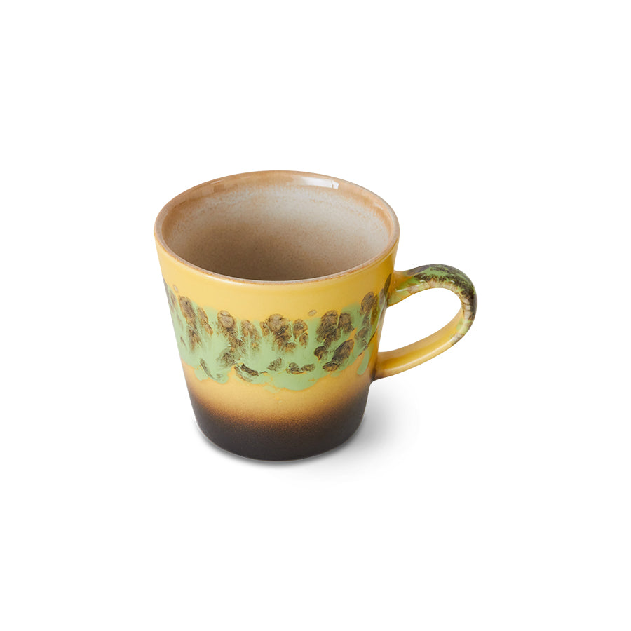 70s ceramics: americano mug kelp