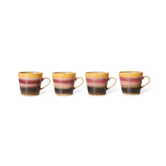70s ceramics: cappuccino mug sunset