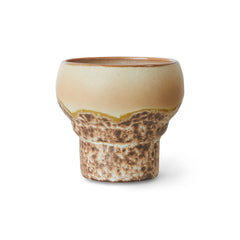 70s ceramics: lungo mugs coral, set of 2
