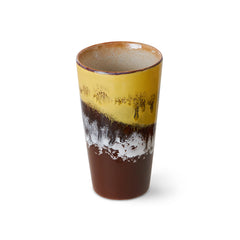 70s ceramics: latte mug creek