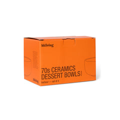 70s ceramics: dessert bowls harbour, set of 4