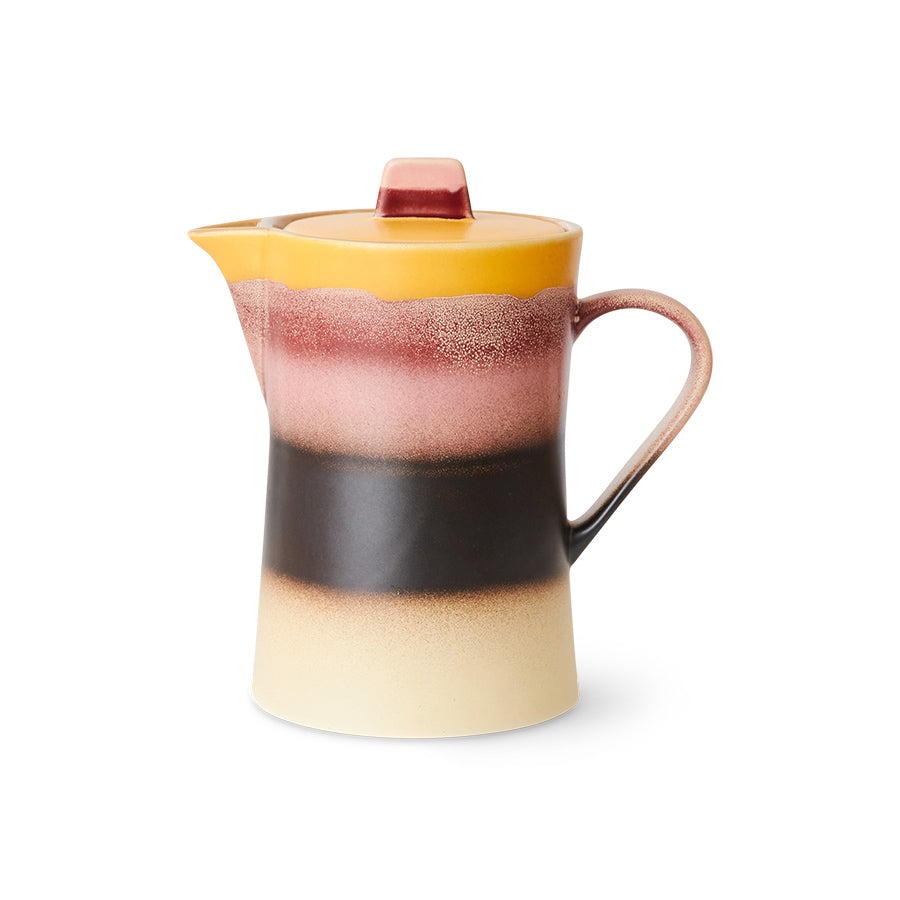 PRE-ORDER! 70s ceramics: tea pot sunset