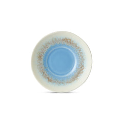 70s ceramics: saucer azure