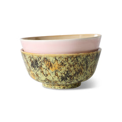 70s ceramics: ramen bowl ascend, set of 2