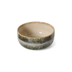 70s ceramics: dessert bowl fern