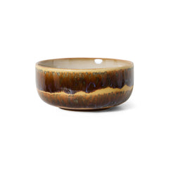 70s ceramics: dessert bowl cliffs