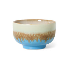 70s ceramics: noodle bowl azure