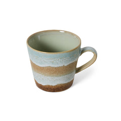 PRE-ORDER 70s ceramics: cappuccino mug skyline