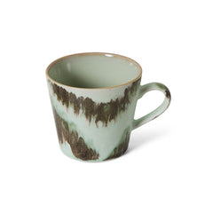 PRE-ORDER 70s ceramics: cappuccino mug tide