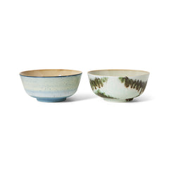 PRE-ORDER 70s ceramics: ramen bowls minimalist, set of 2
