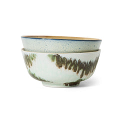 PRE-ORDER 70s ceramics: ramen bowls minimalist, set of 2
