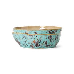 PRE-ORDER 70s ceramics: pasta bowls patina, set of 2