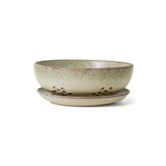 PRE-ORDER 70s ceramics: berry bowl slush