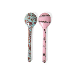 PRE-ORDER 70s ceramics: serving spoons sprinkle, set of 2