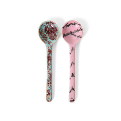 PRE-ORDER 70s ceramics: serving spoons sprinkle, set of 2
