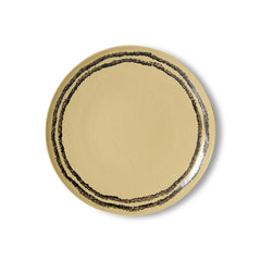 70s ceramics: dinner plate vanilla, set of 2