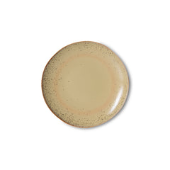 70s ceramics: dessert plate grit, set of 2