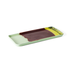 70s ceramics: cake tray cherry