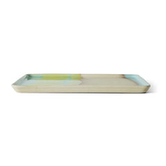 70s ceramics: large tray glint