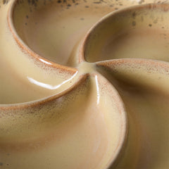 70s ceramics: snack tray grit