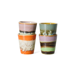 70s ceramics: ristretto mugs, nostalgia (set of 4) | PRE-ORDER, begin november