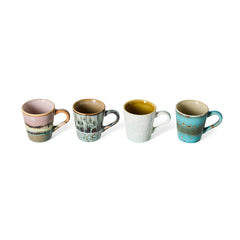 70s ceramics: espresso mugs, softness (set of 4) | PRE-ORDER, begin november