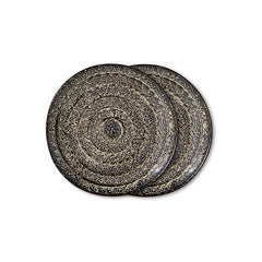 70s ceramics: dessert plates, brew (set of 2) | PRE-ORDER, begin november