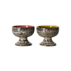70s ceramics: medium coupes, brew variation (set of 2) | PRE-ORDER, begin november