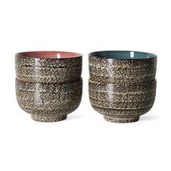 70s ceramics: noodle bowls, brew variation (set of 4) | PRE-ORDER, begin november