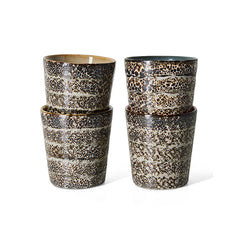 70s ceramics: coffee mugs, brew variation (set of 4) | PRE-ORDER, begin november