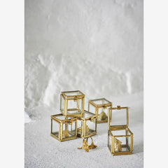 Cube glass box 3,5cm