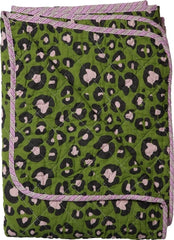 Plaid Luipaard Groen/Paars 140x180 cm