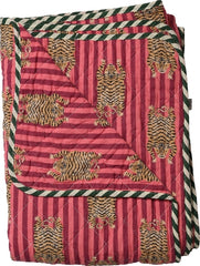 Plaid Tijger Roze 140x180 cm