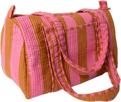 Reistas Strepen Roze/Bruin