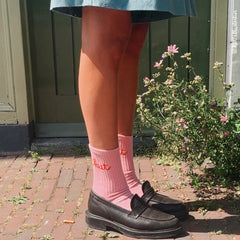 Kut sokken, roze