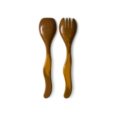 Salad cutlery ochre, set of 2
