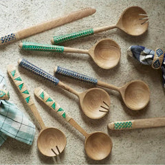 WOODEN SALAD SET