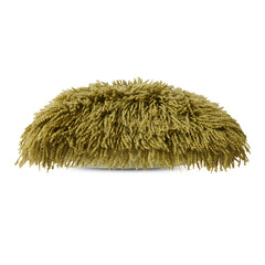 HKliving Fluffy cushion olive