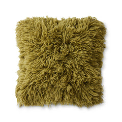 HKliving Fluffy cushion olive