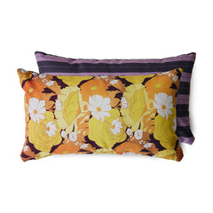 HKliving Printed cushion bloom (60x35cm)