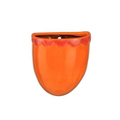 Wand potje - oranje