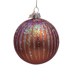 Kerstbal vuurwerk
