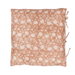 Cushion cover blockprint terra