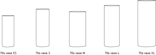 70s ceramics: vase XL, tornado